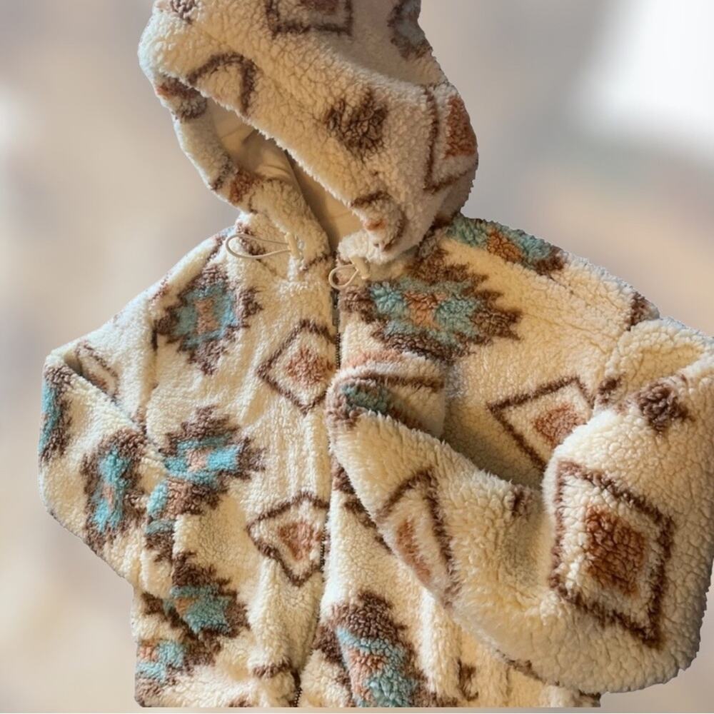 RSQ RARE Southwest XS Sherpa Jacket . Sold Out on Tillys Site. - Picture 2 of 10